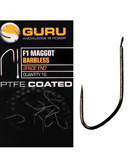 Guru F1 Maggot Barbless 16 1 Guru F1 Maggot Barbless 16