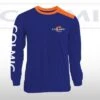 Colmic T-Shirt Blue/Orange - Lange Mouwen