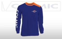Colmic T-Shirt Blue/Orange - Lange Mouwen