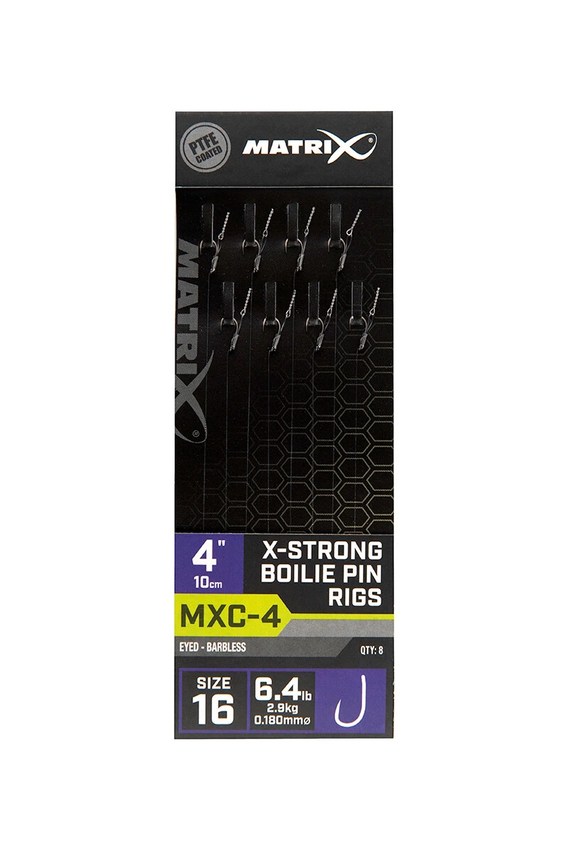 Matrix X-Strong Boilie Pin Rigs - MCX-4/Maat 16 1 Matrix X-Strong Boilie Pin Rigs - MCX-4/Maat 16