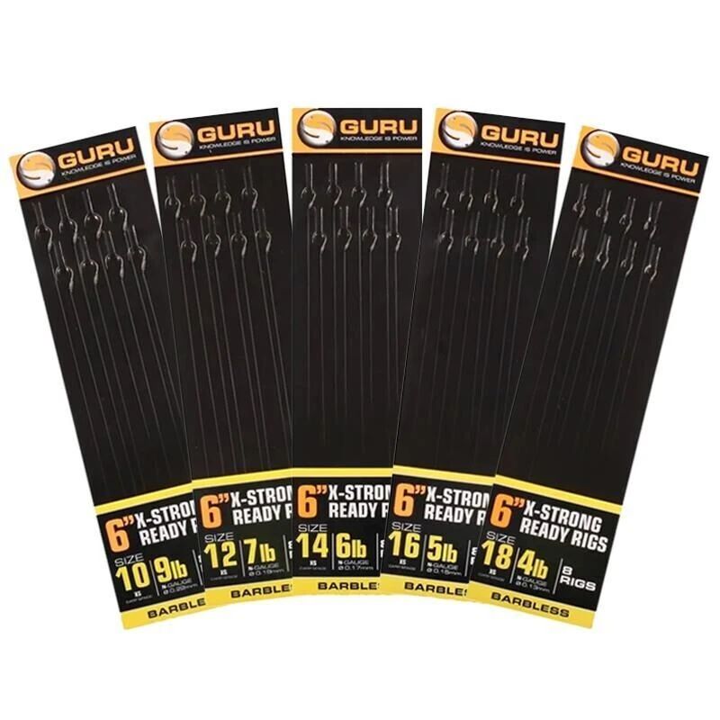 Guru XS Carp Pole Rig - Haak 14/0.17mm/15cm 1 Guru XS Carp Pole Rig - Haak 14/0.17mm/15cm